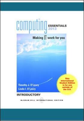 Computing Essentials 2013 Introductory