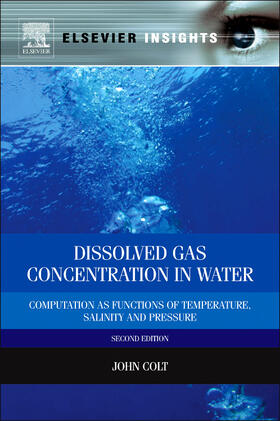 Computation of Dissolved Gas Concentration in Water as Functions of Temperature, Salinity and Pressure