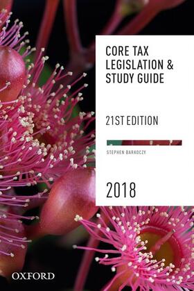 Core Tax Legislation and Study Guide 2018