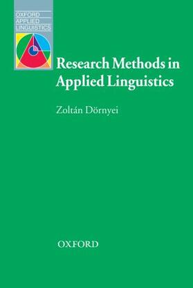 Research Methods in Applied Linguistics