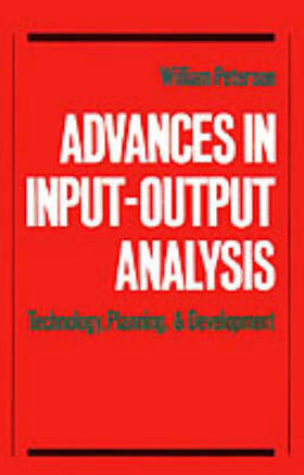 Advances in Input-Output Analysis