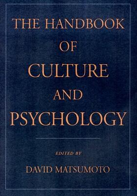 The Handbook of Culture and Psychology