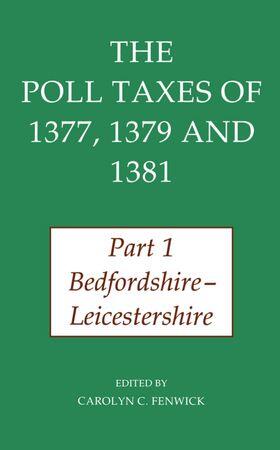 The Poll Taxes of 1377, 1379 and 1381