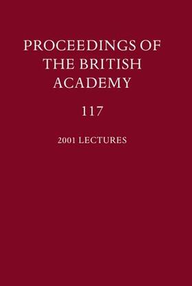 Proceedings of the British Academy, Volume 117