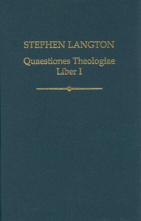 Stephen Langton, Quaestiones Theologiae