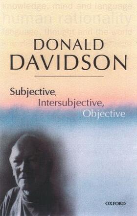 Subjective, Intersubjective, Objective Philosophical Essays Volume 3 (Paperback)