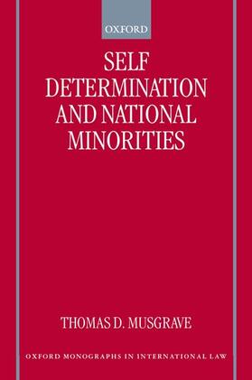 Self-Determination and National Minorities