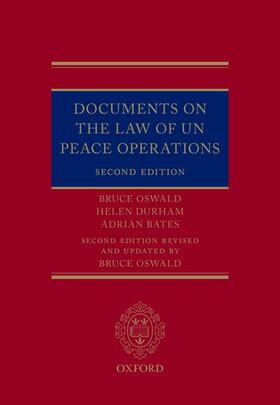 Documents on the Law of Un Peace Operations
