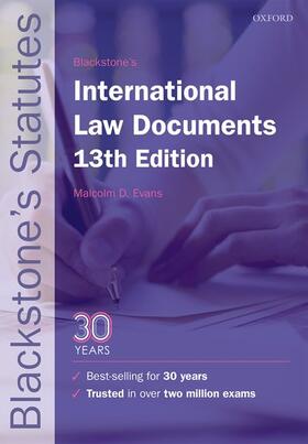 Blackstone's International Law Documents