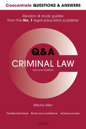 Concentrate Q&A Criminal Law