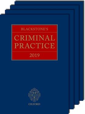 Blackstone's Criminal Practice 2019 (Book and Supplements) [With Book(s)]