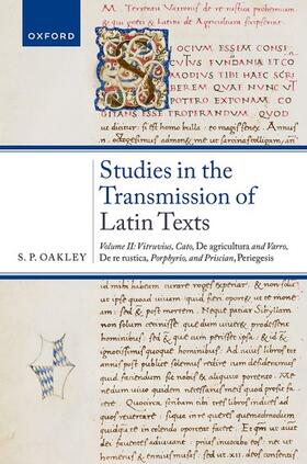 Studies in the Transmission of Latin Texts