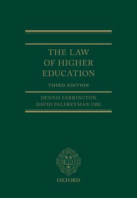 The Law of Higher Education 3e