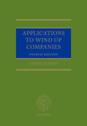 Applications to Wind Up Companies