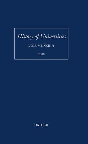 HIST OF UNIVERSITIES V23  2008