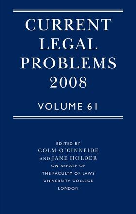 Current Legal Problems Volume 61 2008