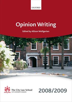 Opinion Writing 2008-2009