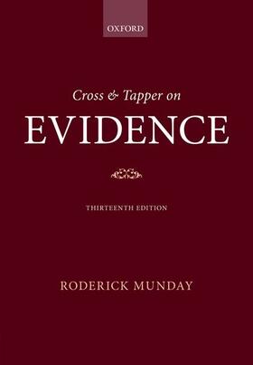 Munday, R: Cross & Tapper on Evidence