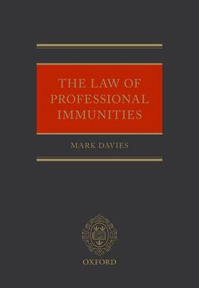 LAW OF PROFESSIONAL IMMUNITIES
