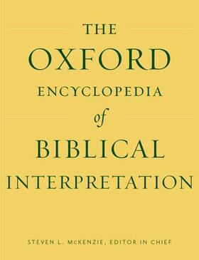 Oxford Encyclopedia of Biblical Interpretation