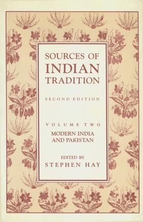 Sources of Indian Tradition: Modern India and Pakistan