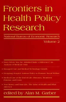Frontiers in Health Policy Research V 2