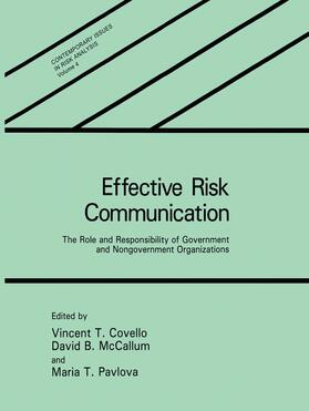 Effective Risk Communication