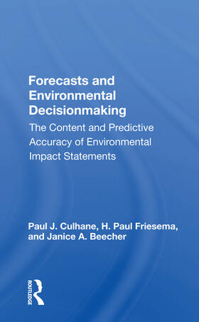 Culhane, P: Forecasts and Environmental Decisionmaking