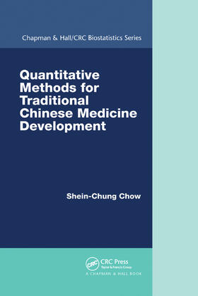 Quantitative Methods for Traditional Chinese Medicine Development