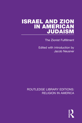 Israel and Zion in American Judaism