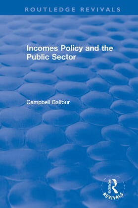 Incomes Policy and the Public Sector