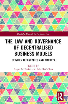 The Law and Governance of Decentralised Business Models