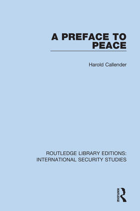 A Preface to Peace