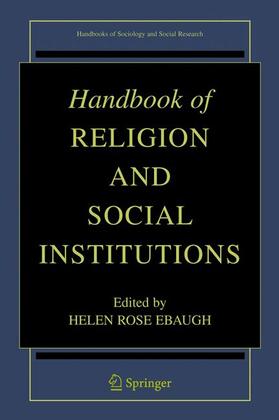 Handbook of Religion and Social Institutions