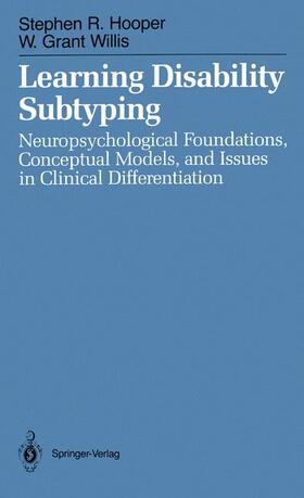 Learning Disability Subtyping