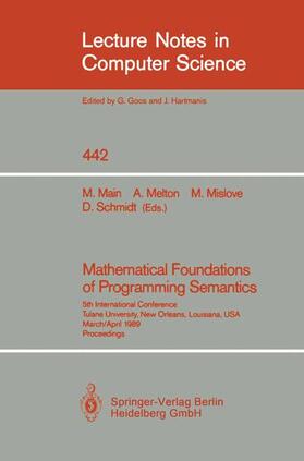 Mathematical Foundations of Programming Semantics