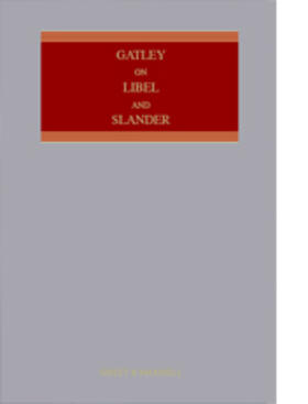 Gatley on Libel and Slander