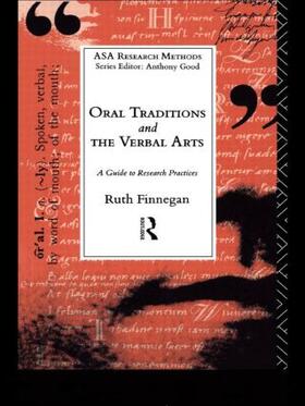 Oral Traditions and the Verbal Arts