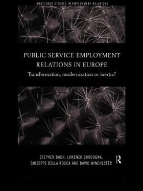 Public Service Employment Relations in Europe