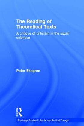 The Reading of Theoretical Texts