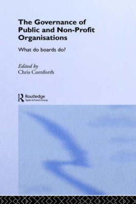 The Governance of Public and Non-Profit Organizations