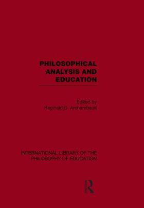 International Library of the Philosophy of Education