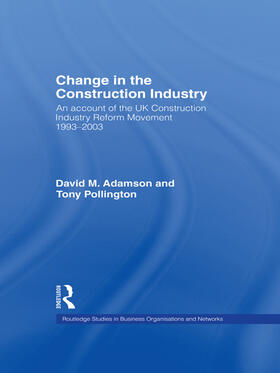 Change in the Construction Industry