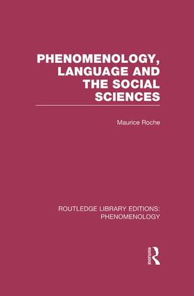 Phenomenology, Language and the Social Sciences