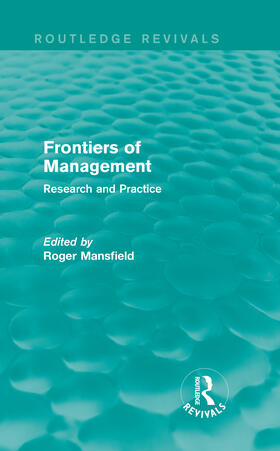 Frontiers of Management