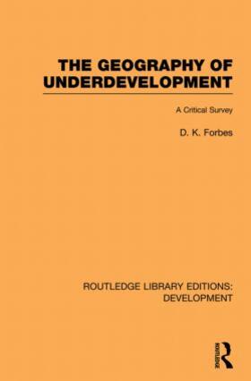 The Geography of Underdevelopment