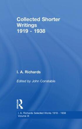 Collected Shorter Writings, Volume 9