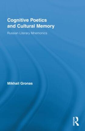 Cognitive Poetics and Cultural Memory