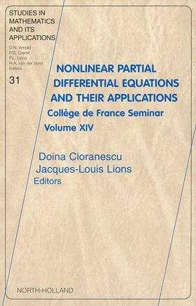 Nonlinear Partial Differential Equations and Their Applications: College de France Seminar Volume XIV