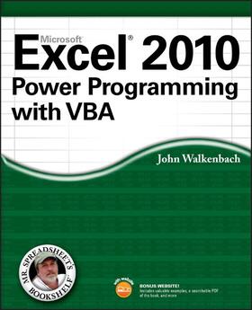 Walkenbach, J: Excel 2010 Power Programming with VBA